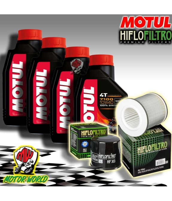 KIT TAGLIANDO OLIO MOTUL 7100 10W40 + FILTRI Yamaha XJ 600 Diversion 1992 1993