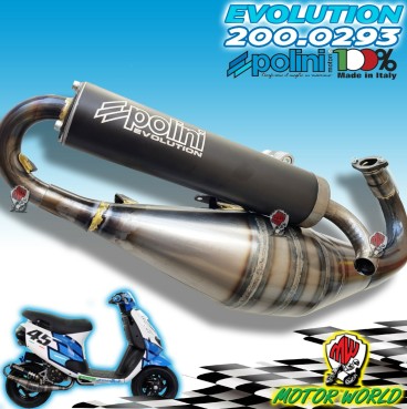 MARMITTA POLINI EVOLUTION 11 PIAGGIO TYPHOON 50 2007 2008 2009 2010