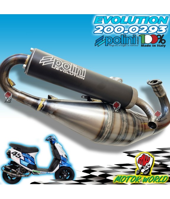 MARMITTA POLINI EVOLUTION 11 PIAGGIO TYPHOON 50 2007 2008 2009 2010