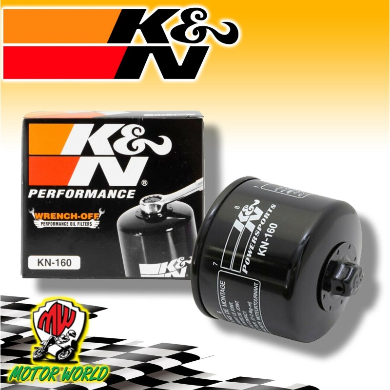 FILTRO OLIO RACING SPORTIVO K&N KN-160 Husqvarna 900 Nuda R 2011 2012 2013 2014