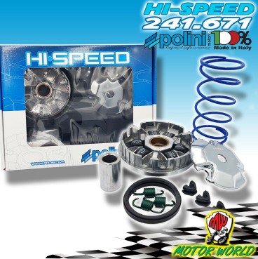 VARIATORE POLINI COD 241.671 HI - SPEED 6 RULLI YAMAHA SPY 50