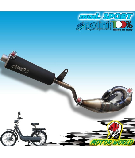 MARMITTA POLINI 200.0132 SPORT CON SILENZIATORE IN ALLUMINIO PIAGGIO CIAO 50