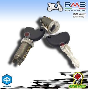 Kit serratura blocchetto chiavi RMS PIAGGIO VESPA S 4T IE & COLLEGE 150 2012