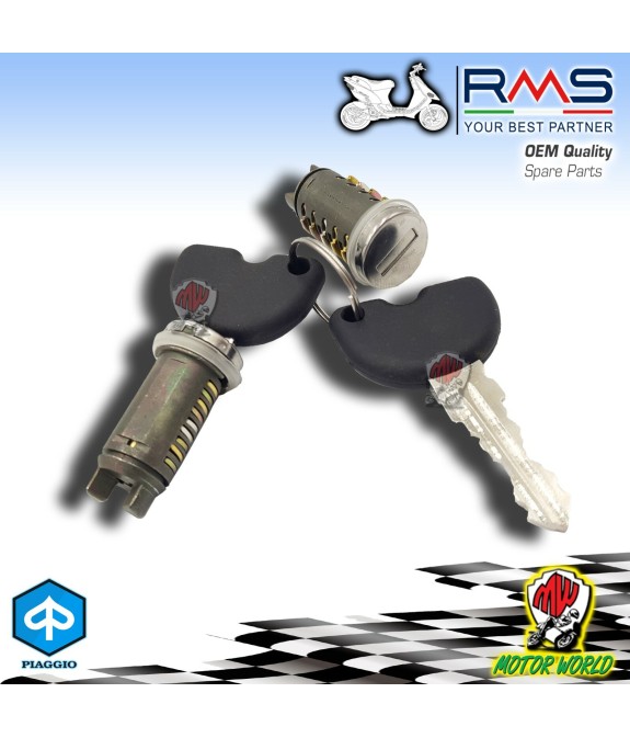 Kit serratura blocchetto chiavi RMS PIAGGIO VESPA S 4T IE & COLLEGE 150 2012