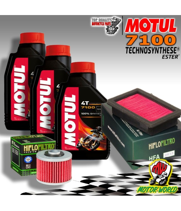 KIT TAGLIANDO MOTUL 3LT 7100 + FILTRI YAMAHA XT 660 X Super Motard 2016