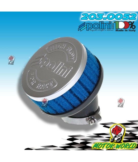203.0052 FILTRO ARIA POLINI D.39 UNIVERSALE - CORTO CURVA 30 GRADI