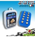 362.0005 SET 10 GETTI DELLORTO 6 MM. DAL 120 AL 138 (INCREM.2) POLINI