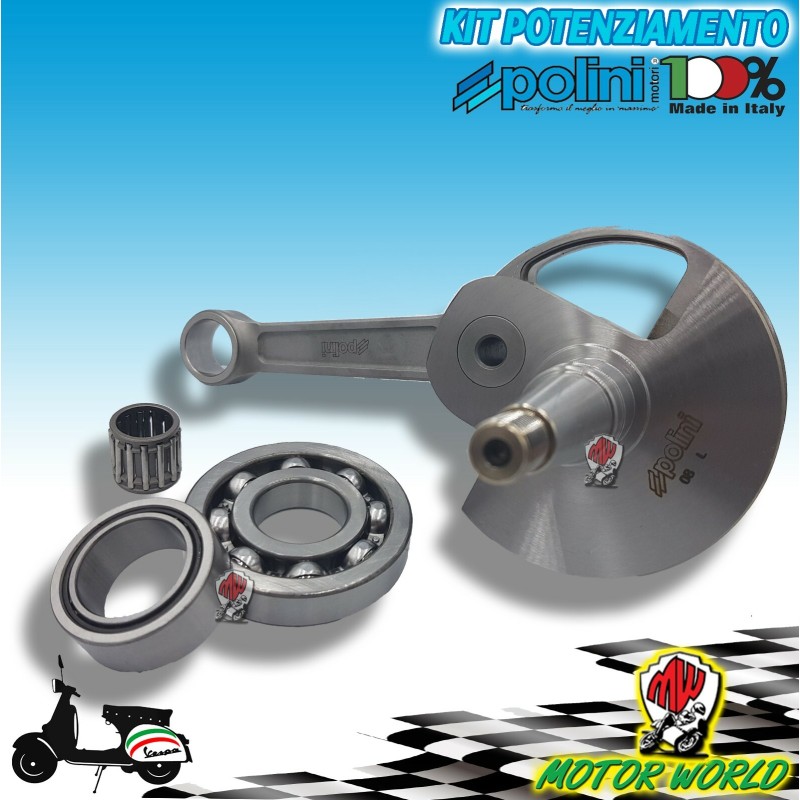 ALBERO CORSA LUNGA POLINI 210.0063 GTR PX 150 Vespa PX E VLX1T 1978-1985