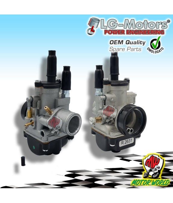 CARBURATORE RACING EDITION PHBG 19 CON RACCORDI ENTRATA OLIO E DEPRESSORE