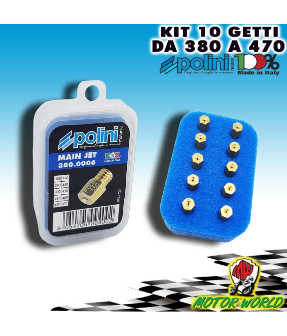 KIT 10 GETTI POLINI DA 380 A 470 380.0006