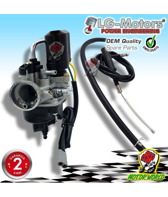 CARBURATORE LG-MOTORS PHVA 17,5 + ARIA AUTOMATICA STALKER NRG TYPHOON 50 2T