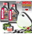 KIT TAGLIANDO 2 LT MOTUL 7100 10W60 + FILTRO ARIA OLIO KAWASAKI KX 450 F 2015