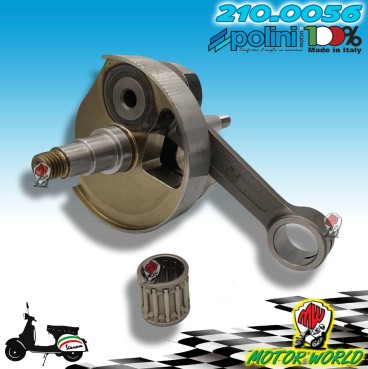 ALBERO MOTORE POLINI ANTICIPATO CONO Ø 19 mm. PIAGGIO VESPA PRIMAVERA 125