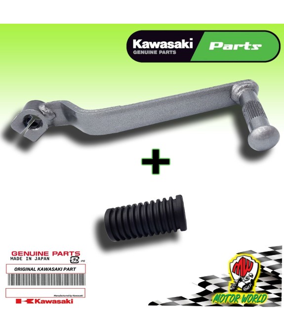 LEVA PEDALE CAMBIO MARCE + GOMMINO GENUINE KAWASAKI ER-6F 650 2006 2007 2008