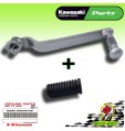 LEVA PEDALE CAMBIO MARCE + GOMMINO GENUINE KAWASAKI ER-6F 650 2006 2007 2008