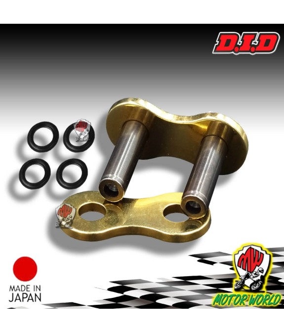FALSA MAGLIA DI GIUNZIONE PER CHIUSURA CATENA 530 VX VX2 VX3 DID O-RING ORO