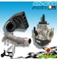 CARBURATORE DELL'ORTO PHBL 24 AS FILTRO ARIA COLLETTORE VESPA 50 SPECIAL L N R