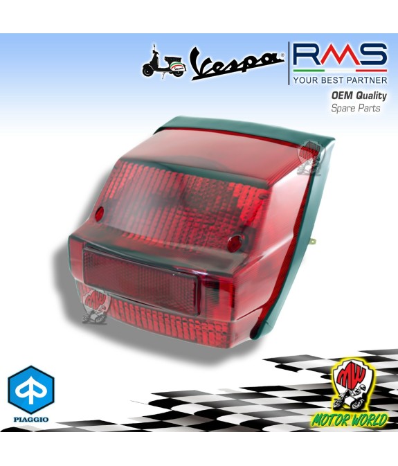 FARO FANALE STOP POSTERIORE ROSSO PER PIAGGIO VESPA PX 200 E 200 1980  1981 1982