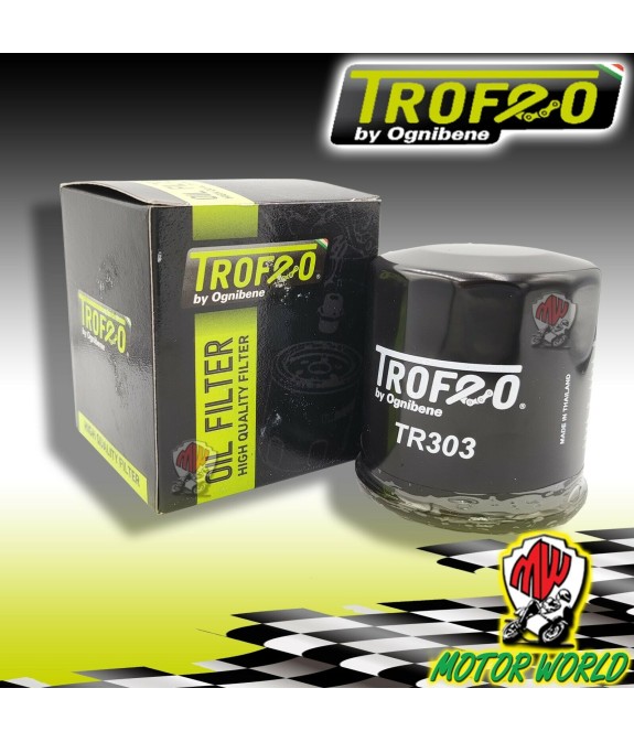22TR303 FILTRO OLIO ORIGINALE TROFEO YAMAHA QUAD YXR RHINO HARDWOOD 660 2005