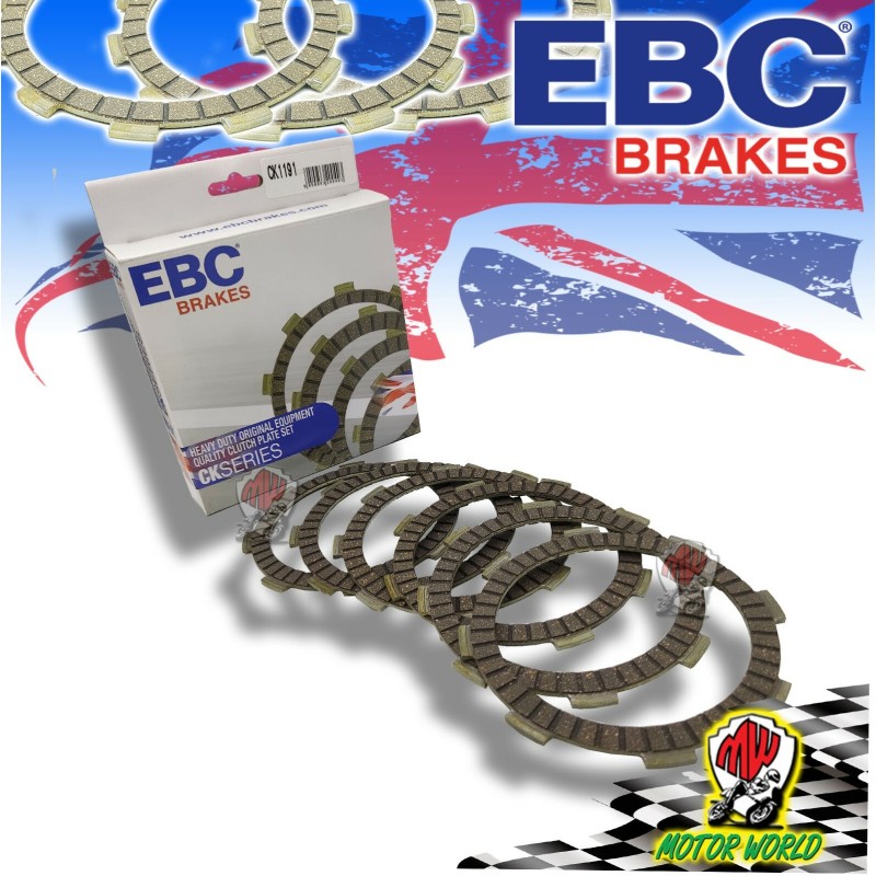 KIT 6 DISCHI FRIZIONE SUGHERO GUARNITI EBC HONDA CD 250 U 250 1991 1992