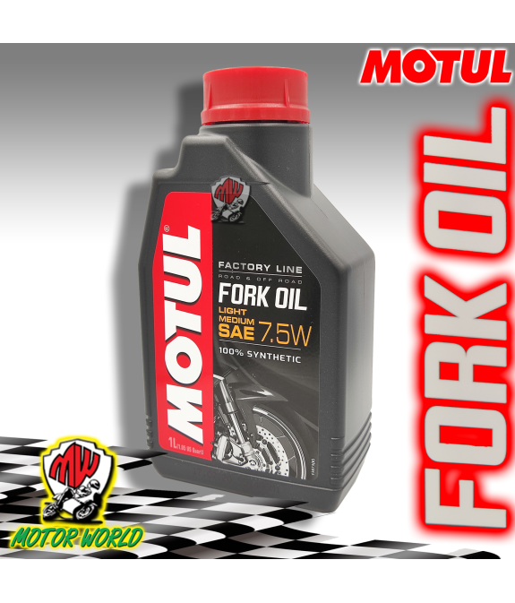 Olio Forcella Factory Line Motul Fork Oil Light Medium Sae 7,5W 100% Sintetico