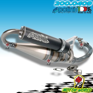 200.0409 MARMITTA POLINI SCOOTER TEAM 4 PEUGEOT LUDIX 50 BLASTER OMOLOGATA