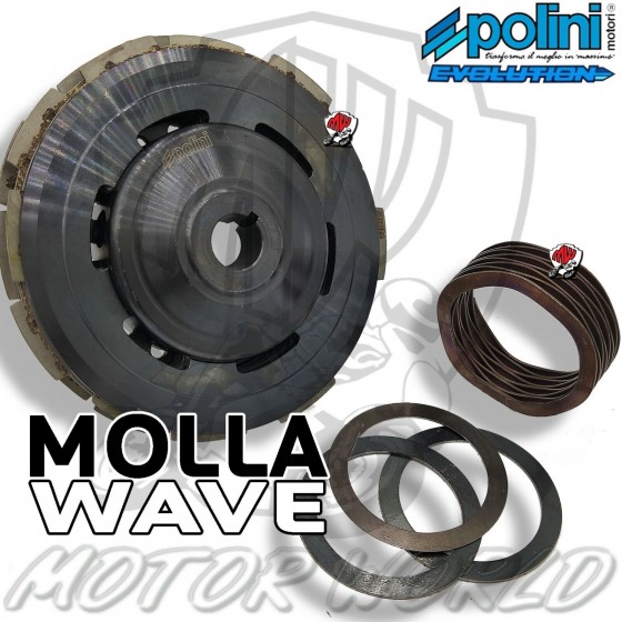 POLINI Frizione 4 Dischi Evolution Molla Wave 2300503 Ape Vespa Special 50 PK Xl