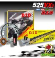 KIT TRASMISSIONE CATENA DID CORONA PIGNONE TRIUMPH 800 TIGER 2014 2015 2016