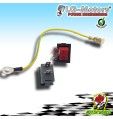 KIT PULSANTE BOTTONE + CAVO ON OFF START STOP PER MOTOSEGA DA 25 CC 2500