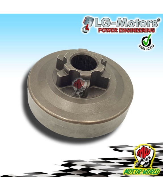 CAMPANA TRASMISSIONE 3/8'' TRE OTTAVI MOTOSEGA 25 CC 2500 POTATURA IMPORTAZIONE