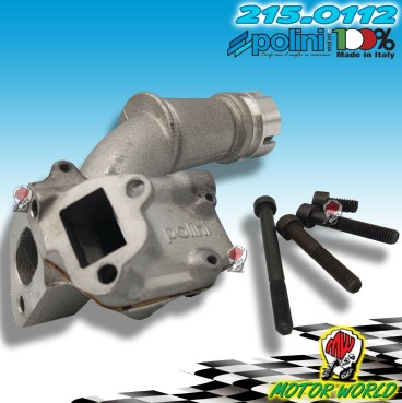 Collettore Doppia Aspirazione Polini Per Vespa ET3 50/125cc D. 19 Cod. 215.0112
