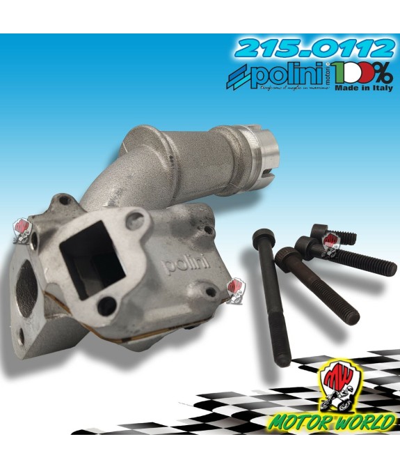 Collettore Doppia Aspirazione Polini Per Vespa ET3 50/125cc D. 19 Cod. 215.0112