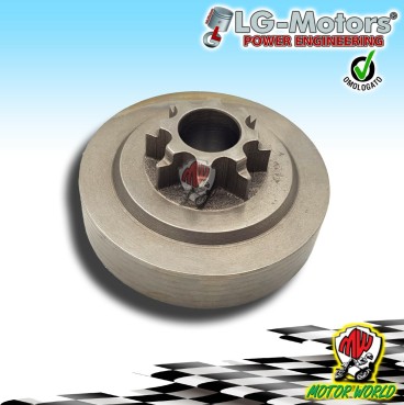 CAMPANA FRIZIONE 1/4'' UN QUARTO MOTOSEGA 25 CC 2500 POTATURA PUNTA FINA