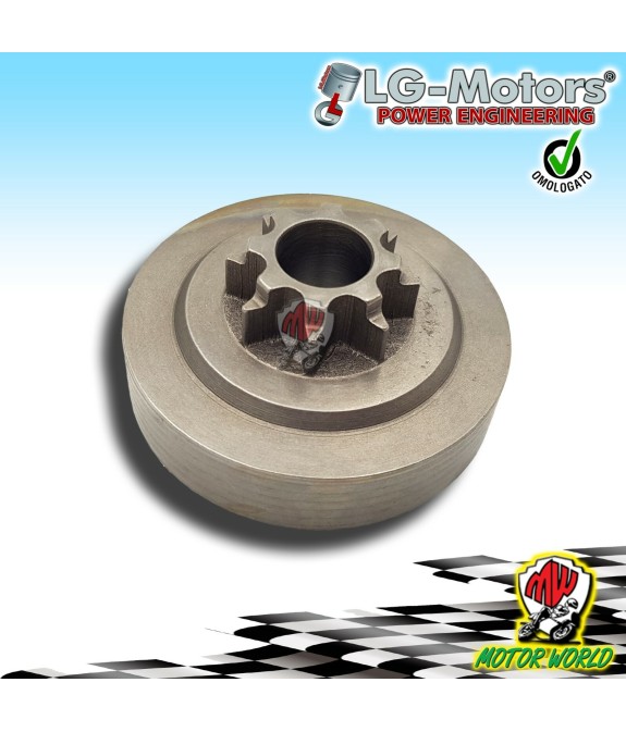 CAMPANA FRIZIONE 1/4'' UN QUARTO MOTOSEGA 25 CC 2500 POTATURA PUNTA FINA