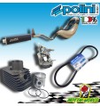 KIT MODFIFICA PIAGGIO CIAO MARMITTA CINGHIA CILINDRO CARBURATORE POLINI