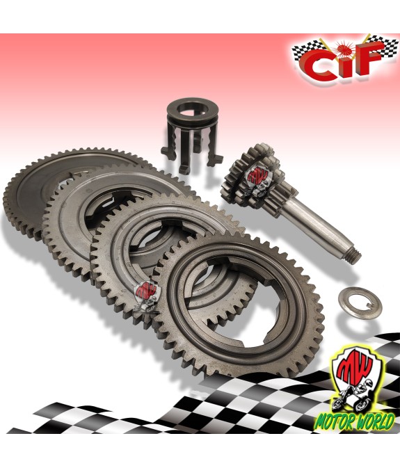KIT CAMBIO 4 MARCE CON ALBERO E CROCERA PER PIAGGIO VESPA ET3 PRIMAVERA 125