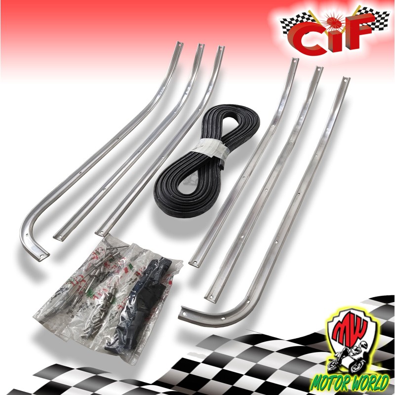 LISTELLI STRISCE PEDANA VESPA PX 125 150 200 PRIMA SERIE