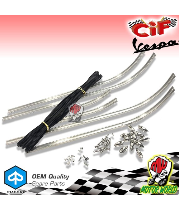SERIE KIT STRISCE PEDANA PIAGGIO VESPA 50 SPECIAL R L N - 125 ET3 PRIMAVERA