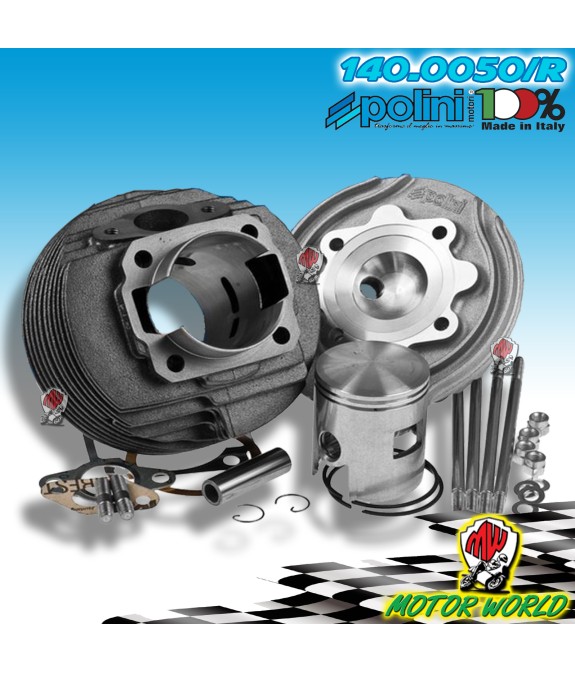 GRUPPO TERMICO CILINDRO TESTA RACING POLINI 130 VESPA ET3 125 PRIMAVERA 1400050R