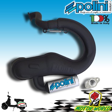 MARMITTA POLINI PIAGGIO VESPA PK 125 (VMX1T) - VESPA PK 125 S (VMX5T) - VESPA P