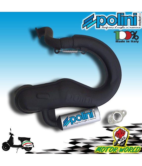 MARMITTA POLINI PIAGGIO VESPA PK 125 (VMX1T) - VESPA PK 125 S (VMX5T) - VESPA P