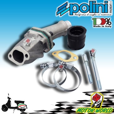 COLLETTORE ASPIRAZIONE LAMELLARE POLINI VESPA PK 50 125 XL 50 125