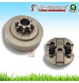 KIT CAMPANA + FRIZIONE 1/4' UN QUARTO MOTOSEGA 25 CC 2500 POTATURA CINESE