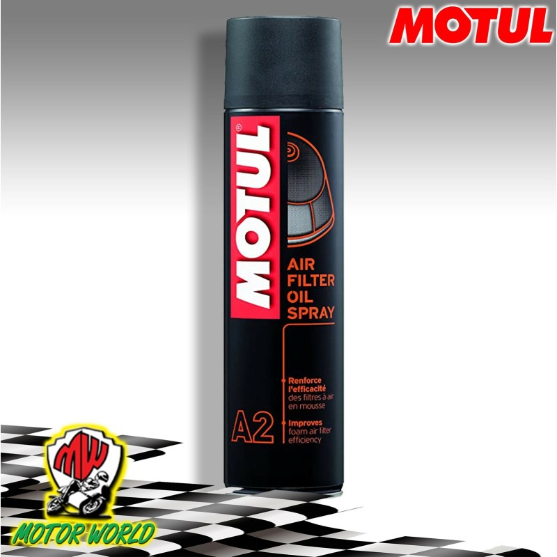 MOTUL A2 OLIO LUBRIFICANTE PER FILTRI ARIA MOTO CROSS AIR FILTER OIL SPRAY 400ML