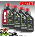 KIT TAGLIANDO OLIO MOTORE 4 TEMPI MOTUL 5100 15 W 50 TECHNOSYNTESE 4 LITRI