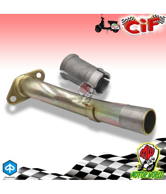 COLLETTORE + BOCCHETTONE VESPA 50 N L R SPECIAL CARBURATORE SHBC 16-16
