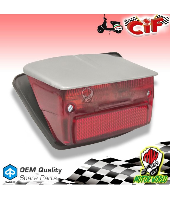 FANALE POSTERIORE STOP VESPA 50 SPECIAL COMPLETO PORTA LAMPADA