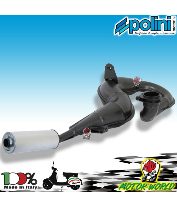 POLINI 200.2023/S MARMITTA RACING ESPANSIONE VESPA PX 200 ARCOBALENO