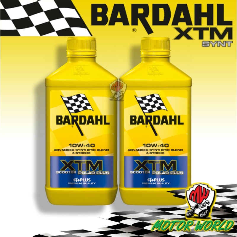 2LT OLIO MOTORE BARDAHL XTM 10w40 SCOOTER SYNT 4T SINTETICO JASO MA-MA2