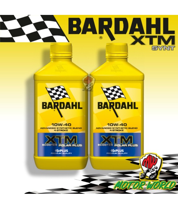 2LT OLIO MOTORE BARDAHL XTM 10w40 SCOOTER SYNT 4T SINTETICO JASO MA-MA2